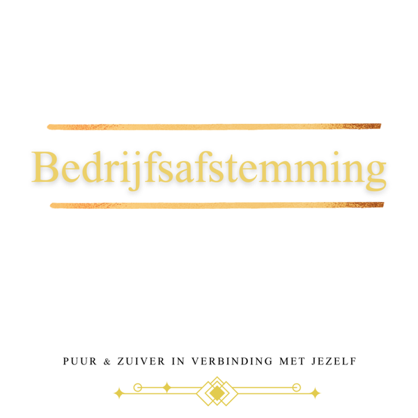 Bedrijfs - afstemming