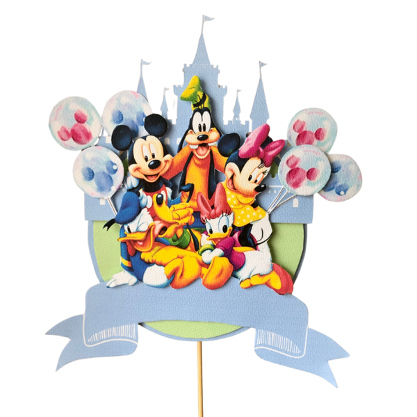 2D Taart Topper Mickey Mouse & Friends