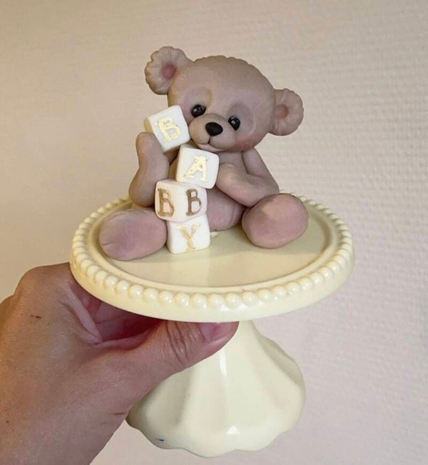 Baby Blocks Beertje - Taupe