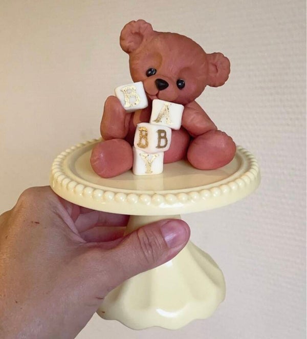 Baby Blocks Beertje - Kastanje