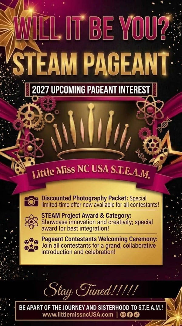 Little Miss NC USA S.T.E.A.M. Pageant 2027 Viewer’s Choice