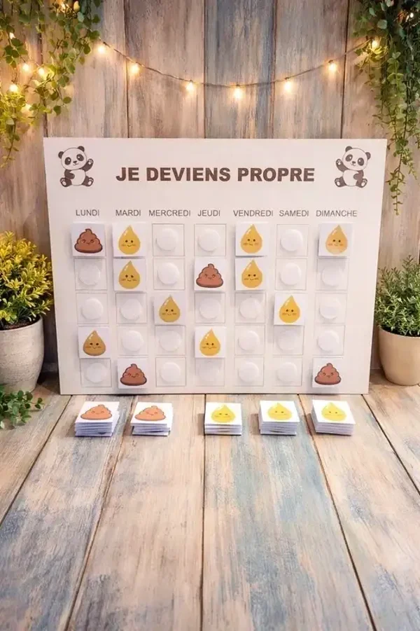 Tableau d'apprentissage de la propreté