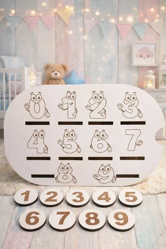 Petit insert trofast les nombres rigolos