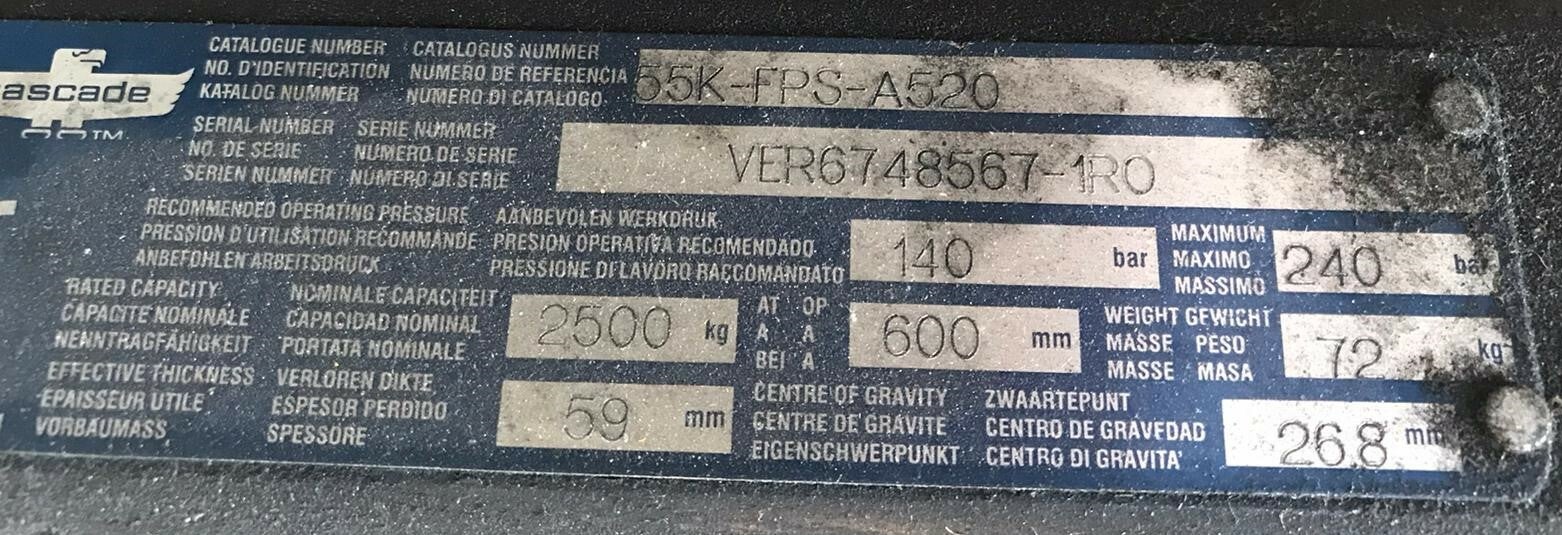 Sideshift / Vorkversteller