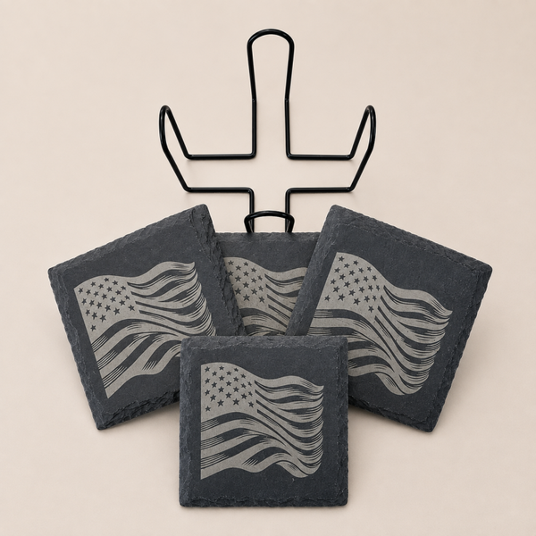 American Flag Coasters