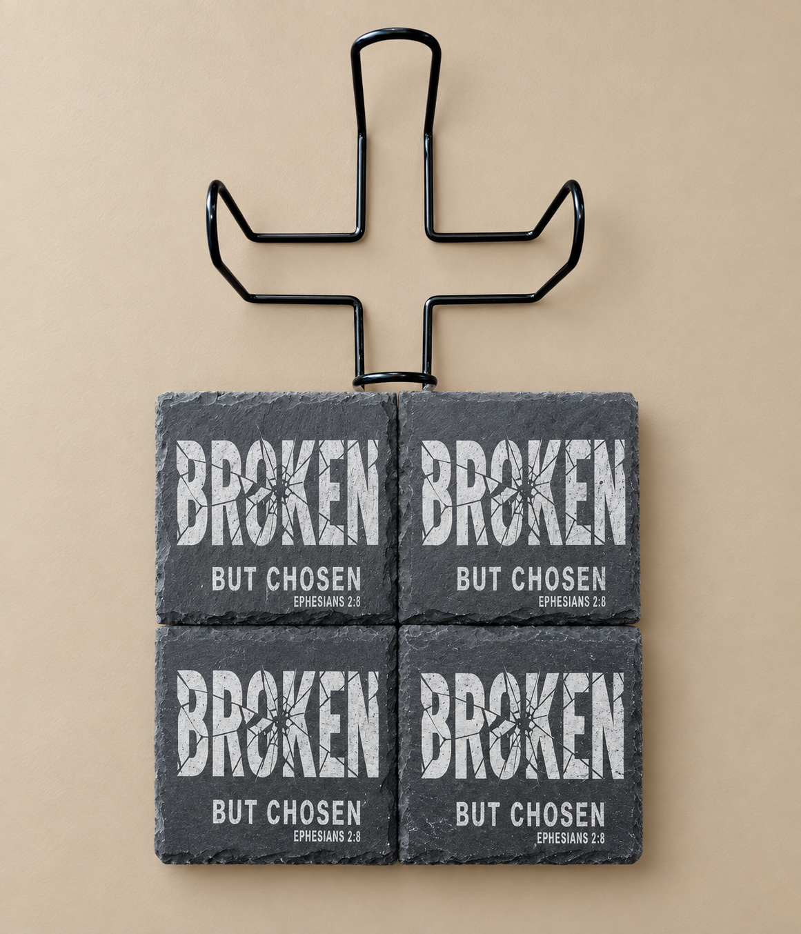 Broken but Chosen Coasters