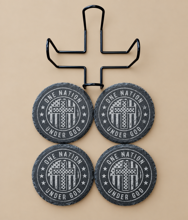 One Nation Slate Coasters