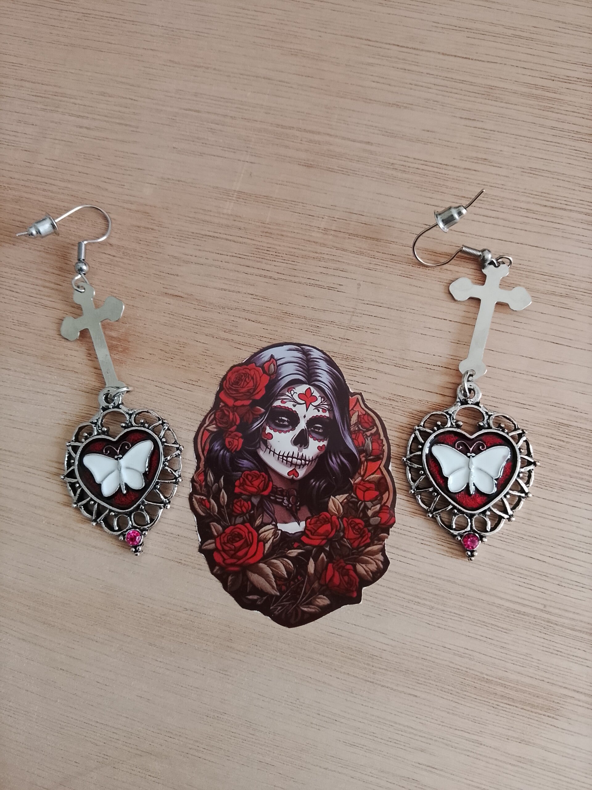 Boucles d'oreilles gothiques