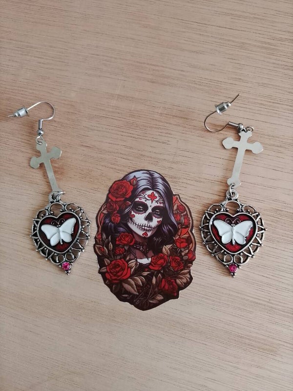 Boucles d'oreilles gothiques