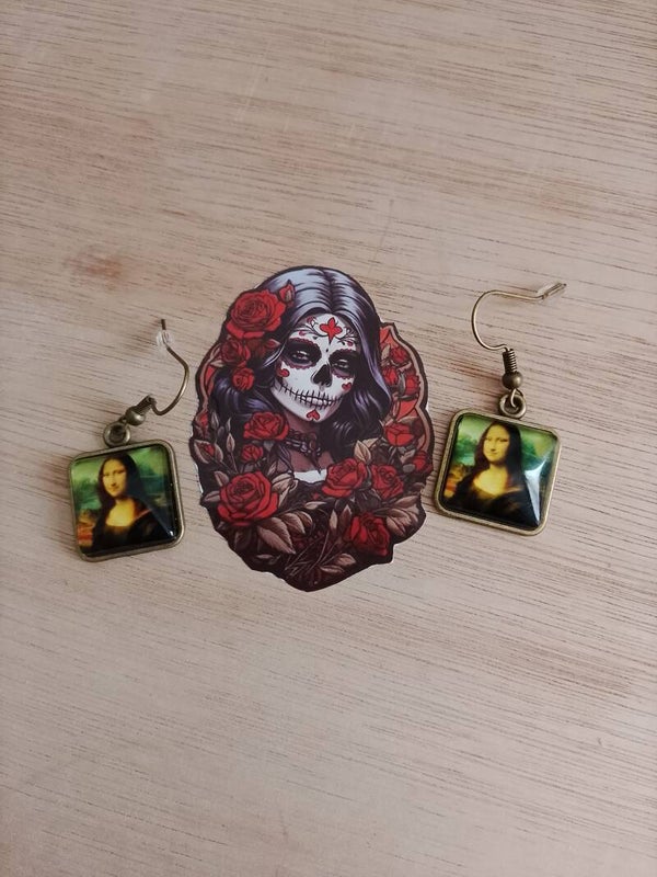 Boucles d'oreilles la Joconde