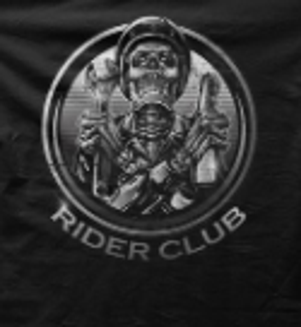 Tee shirt biker skull