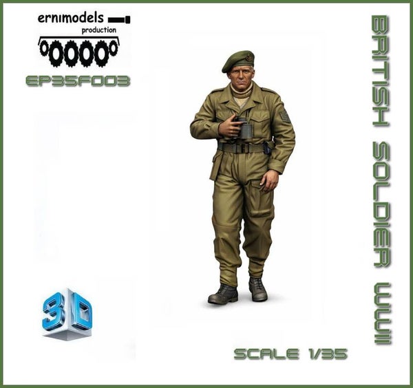 Figura czołgisty Brytyjskiego WW II  1/35   EP35F003