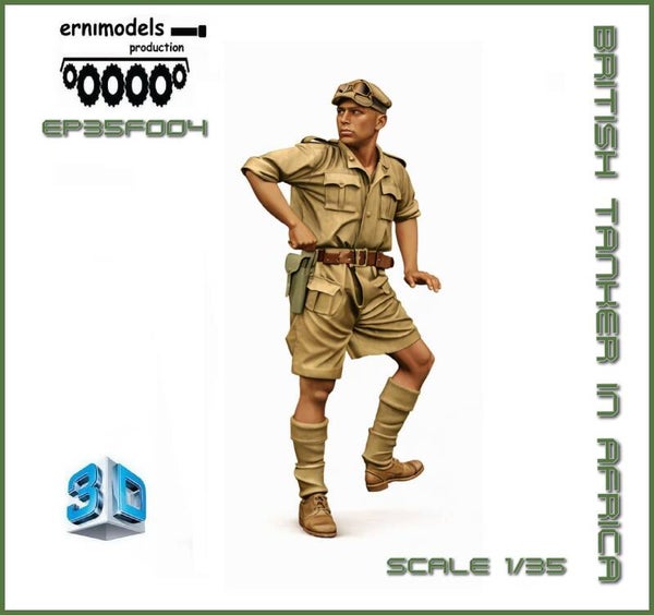 Figura czołgisty Brytyjskiego WW II  1/35   EP35F004