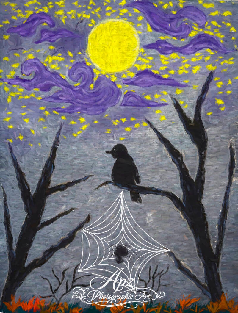 Derpy Bird Under the Harvet Moon