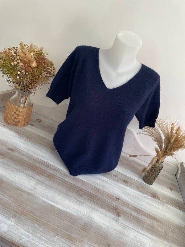 Pull manche courte