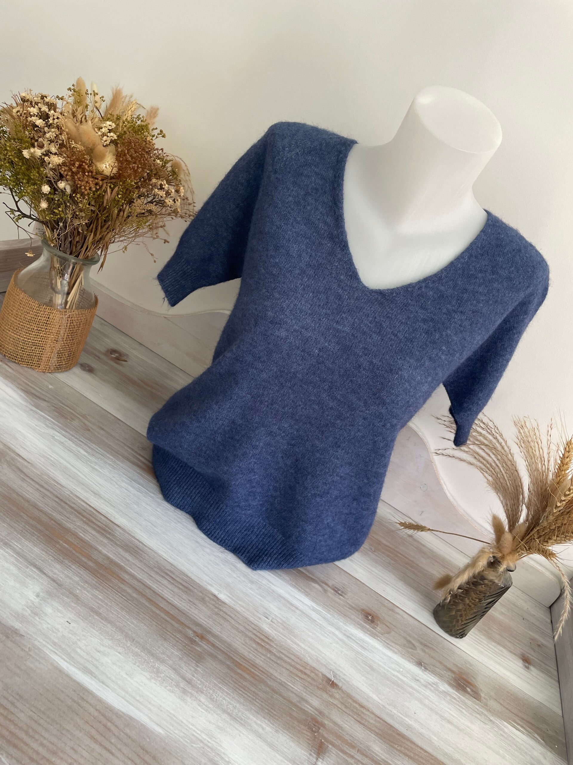 Pull manche courte