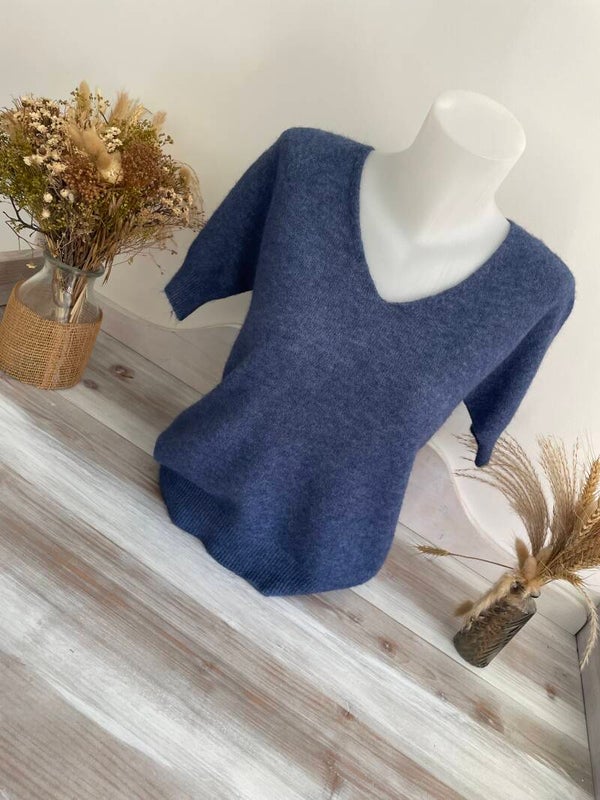 Pull manche courte