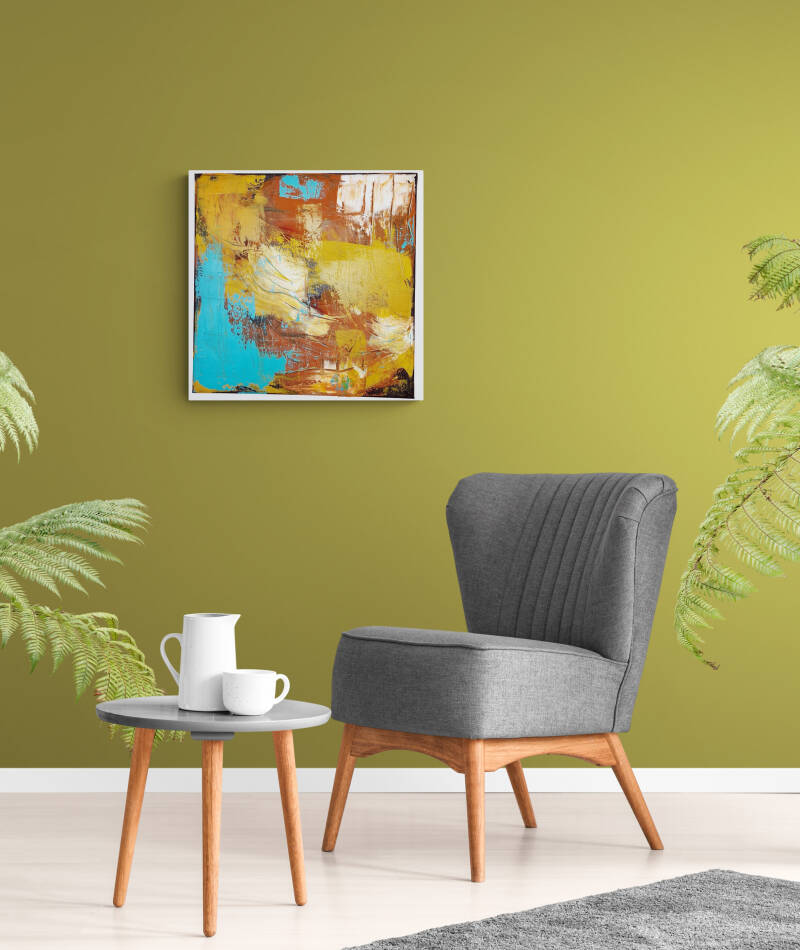 Gemälde: abstrakt, figurativ landschaft