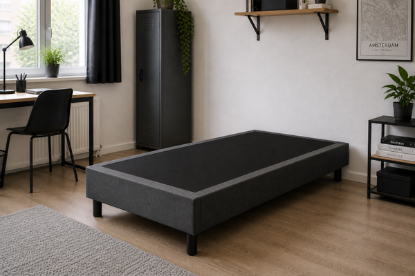 Boxspring of Stalen bedframe