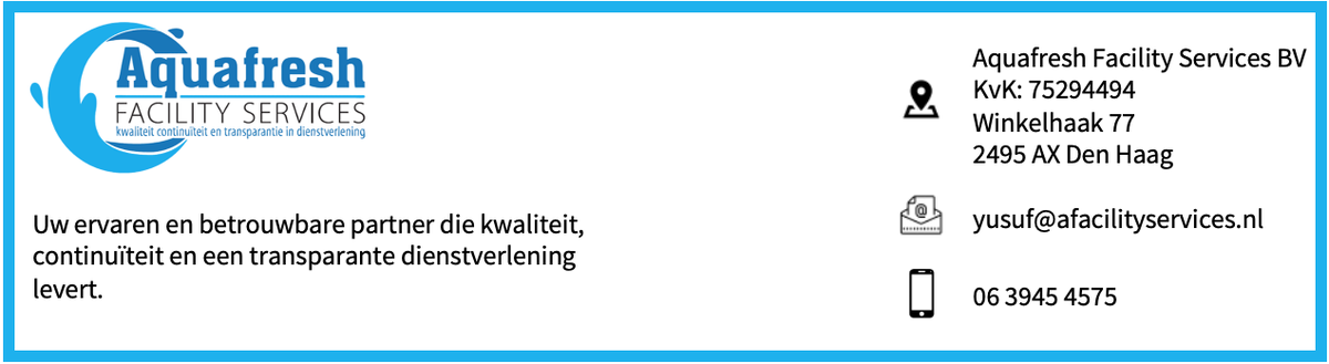 Over ons | Aquafresh Facility Services