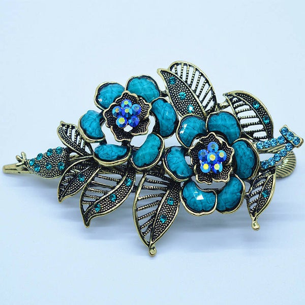 Dames  Vintage bloem haarspeld