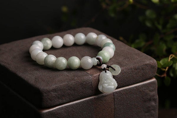 Boeddhisme armband emerald