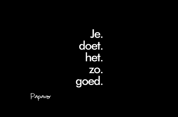 Lichtpuntje Zó goed