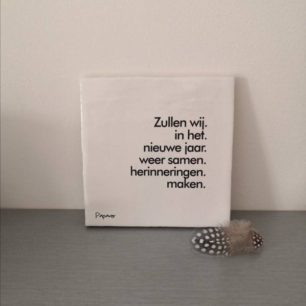 Tegeltje van Papaver