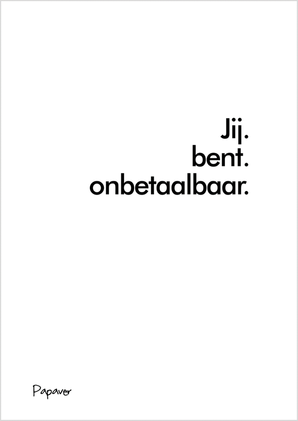 Onbetaalbaar