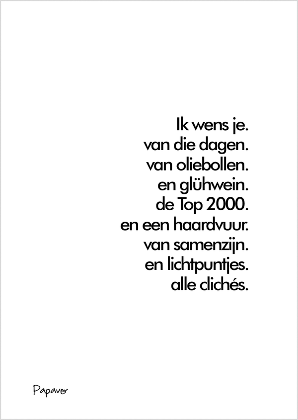 Oliebollen en glühwein