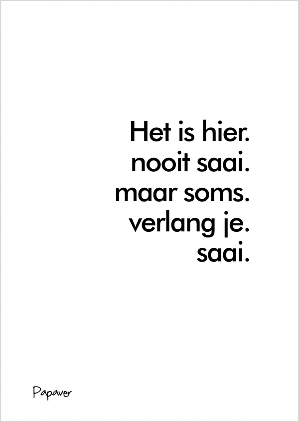Saai