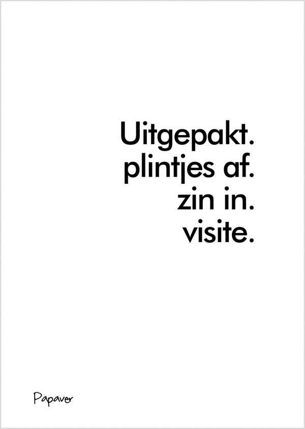 Zin in visite