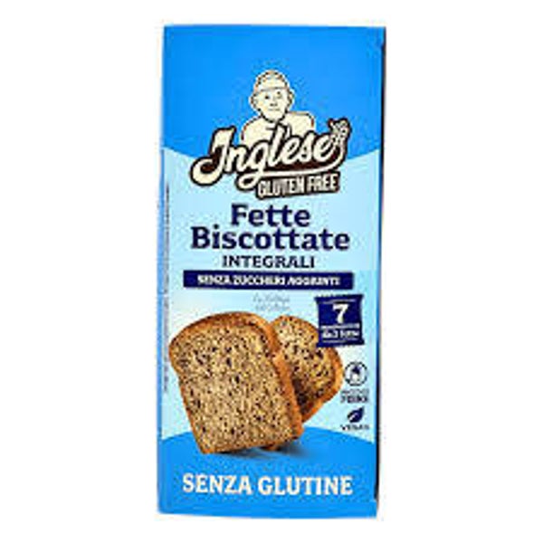 FETTE BISCOTTATE INTEGRALI SENZA ZUCCHERO INGLESE