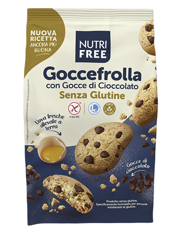 NUTRIFREE GOCCEFROLLA CON GOCCE DI CIOCCOLATO