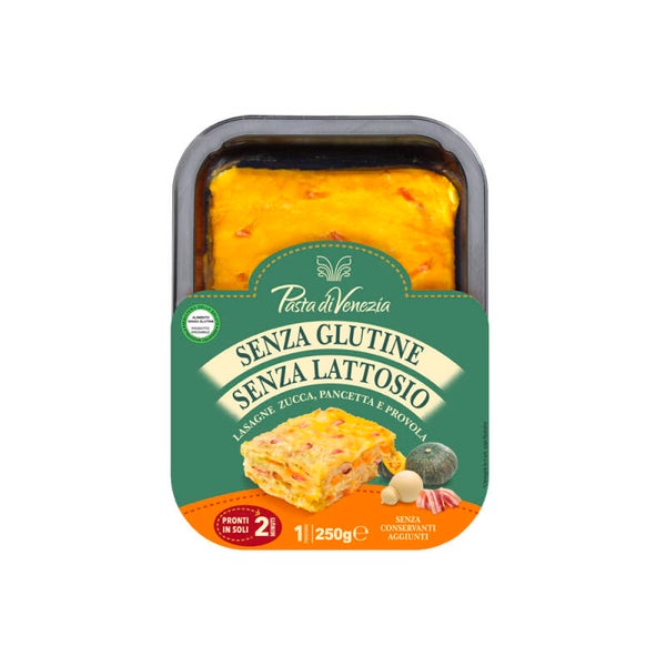 LA PASTA DI VENEZIA LASAGNE ALLA ZUCCA PANCETTA E PROVOLA