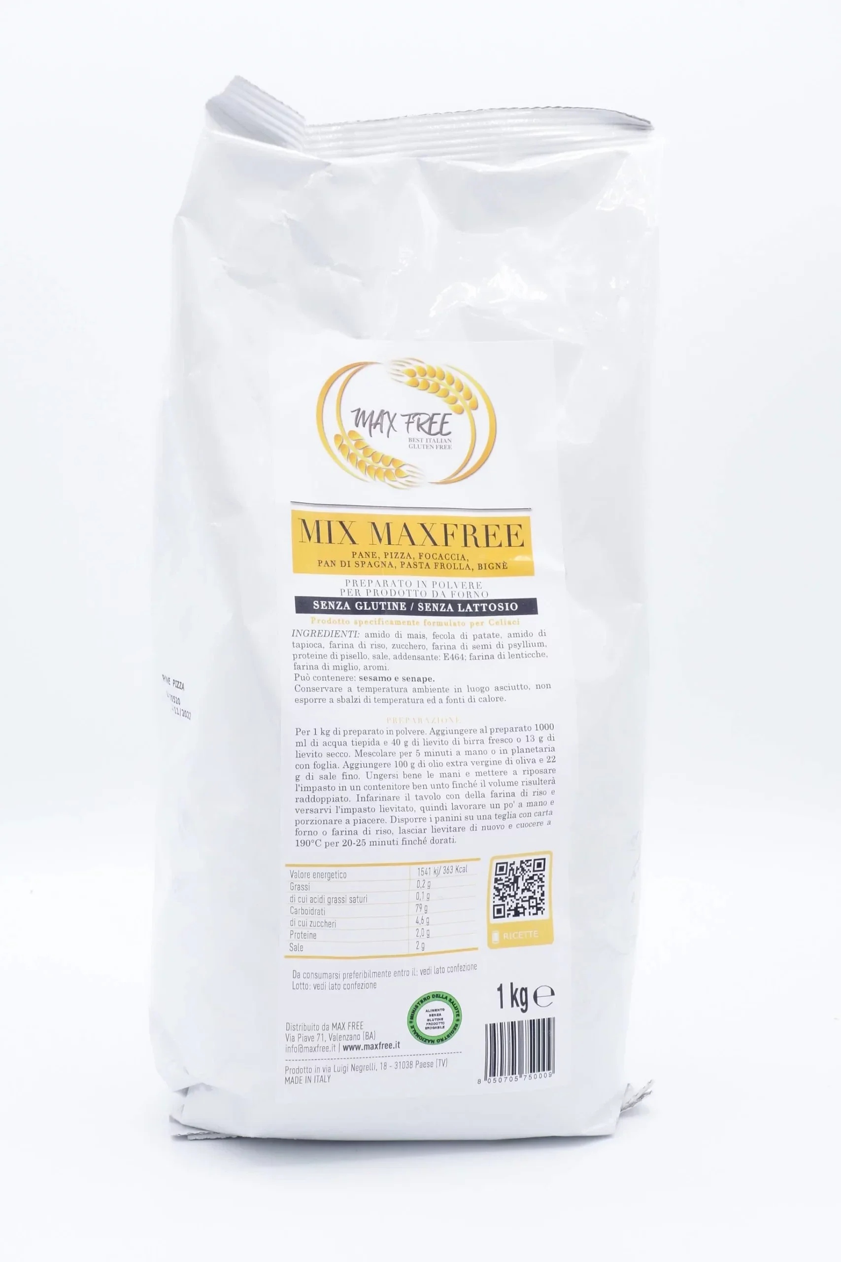 MIX MAX FREE PANE PIZZA FOCACCIA