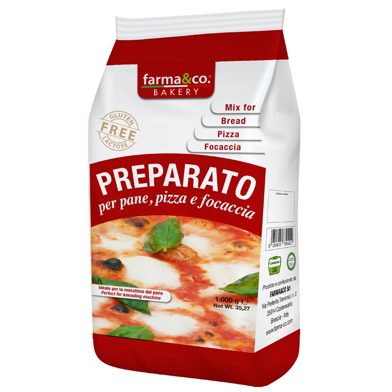 PREPARATO PER PANE PIZZA E FOCACCE FARMA & CO