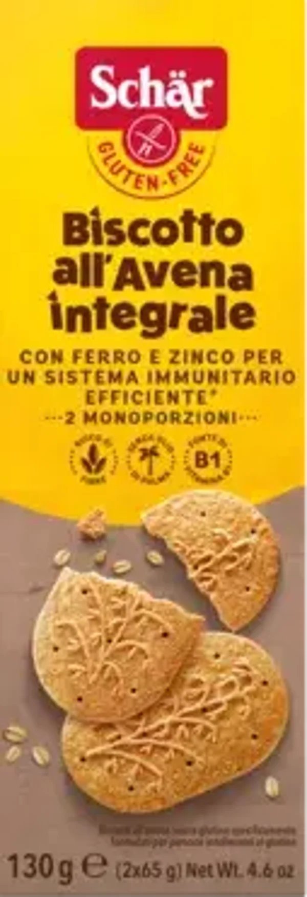 SCHAR BISCOTTO AVENA INTEGRALE