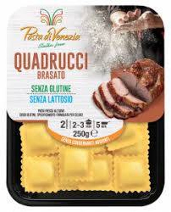 LA PASTA DI VENEZIA QUADRUCCI AL BRASATO