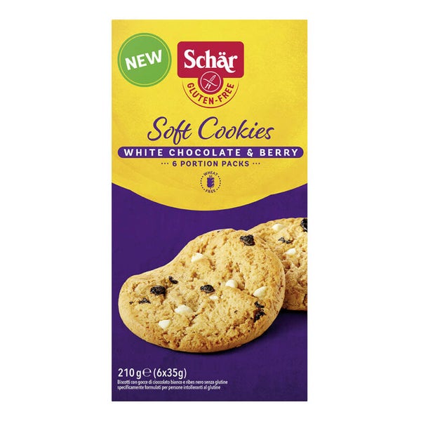 SCHAR SOFT COOKIES WHITE CHOCOLATE