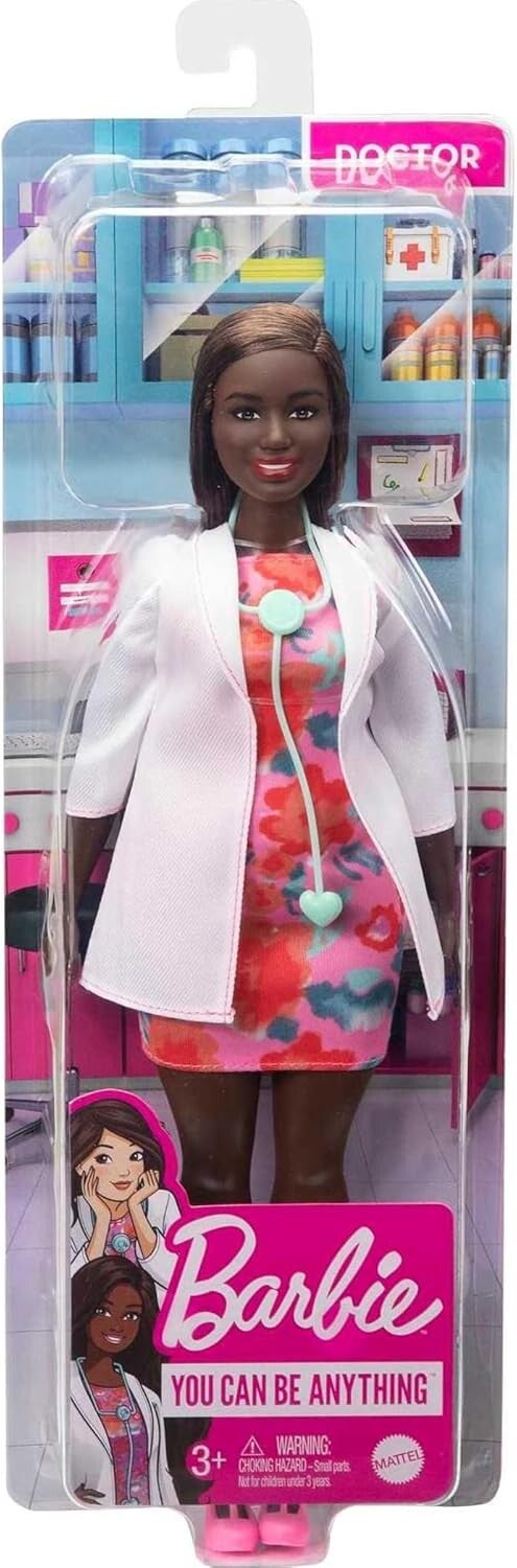 Barbie in Carriera Dottoressa Bambola Giocattolo con Accessori Inclusi Mattel