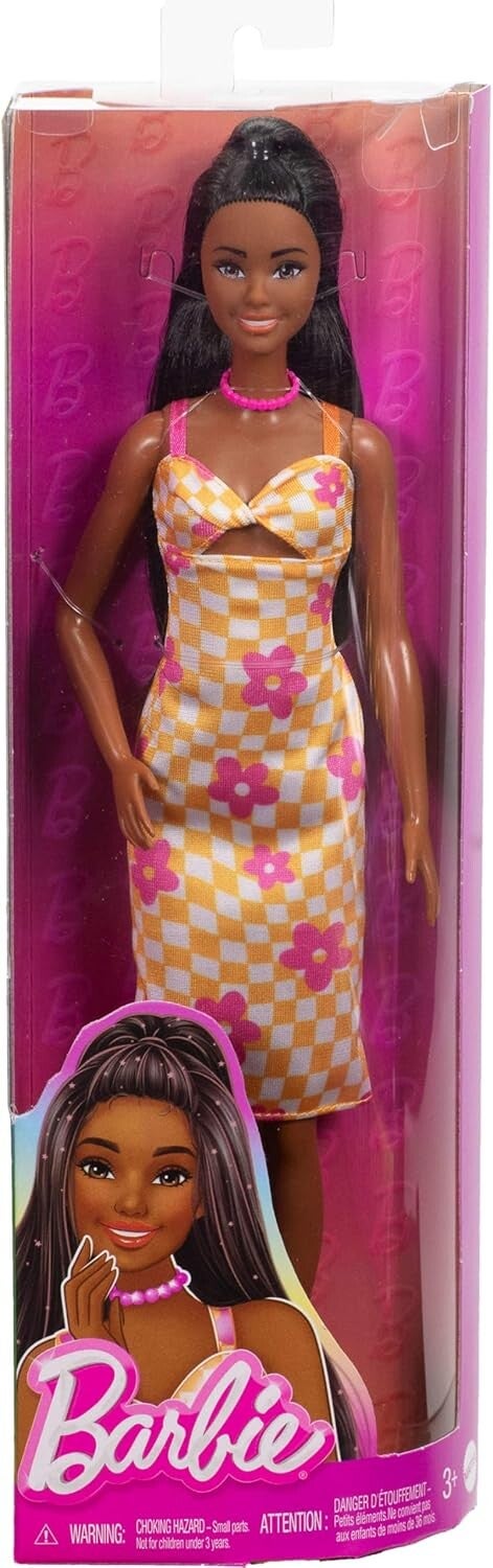 Barbie Fashionistas Bambola Giocattolo Mora Modello 233 con Accessori Mattel