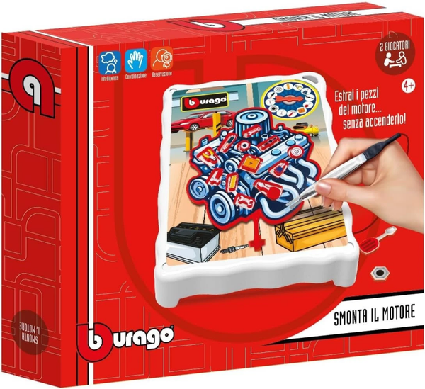 Gioco Smonta il Motore Burago Gioco di Societa da Tavolo Per Ragazzi e Famiglie