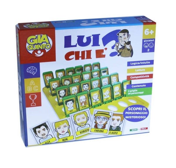 Gioco Lui Chi E' Gioco di Societa Gioco da Tavolo Indovina Chi Giaquinto