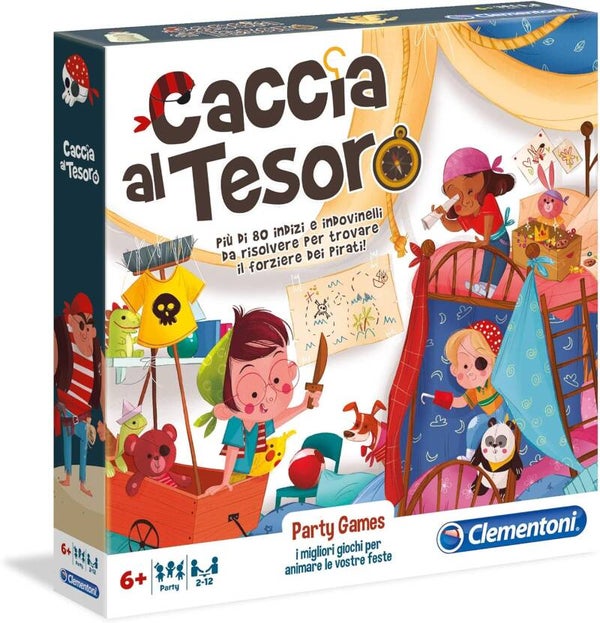 Gioco Caccia Al Tesoro Gioco di Societa Gioco da Tavolo Clementoni