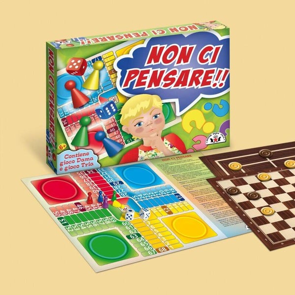 Gioco Non Ci Pensare Gioco di Societa da Tavolo Con Dama e Tria Marca Stella