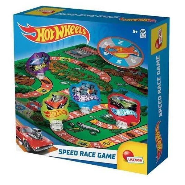 Gioco Hot Wheels Speed Race Game Gioco di Societa da Tavolo Per Ragazzi Lisciani