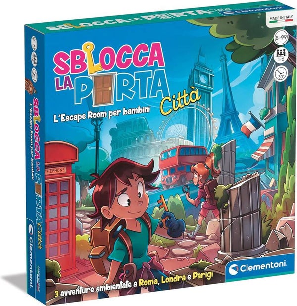 Gioco Sblocca La Porta Citta Escape Room Gioco di Societa da Tavolo Clementoni
