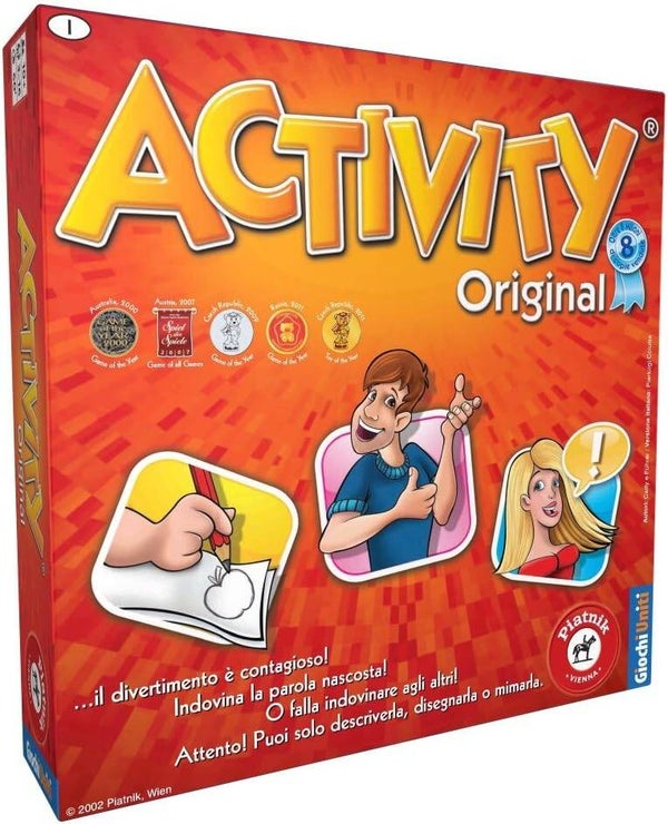 Gioco Activity Original in Italiano Gioco di Societa da Tavolo Per Famiglie