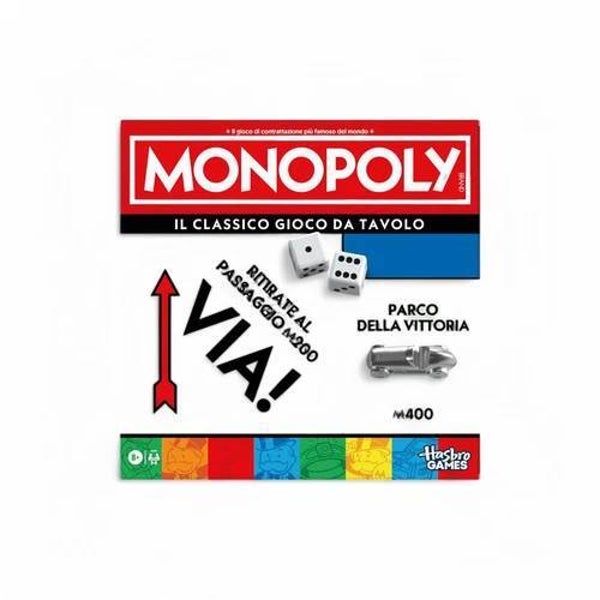Gioco Monopoly Classico Versione Scatola Quadrata Gioco di Societa da Tavolo